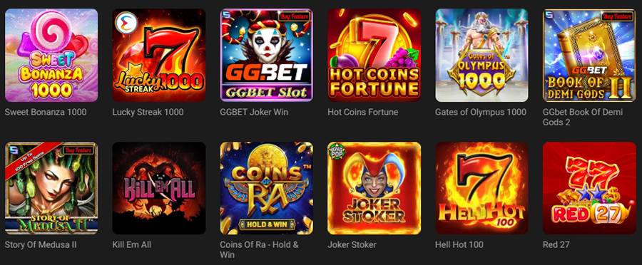 GG Bet Demo Slots GGBet Slots Online